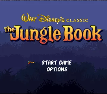 Jungle Book, The (Japan) screen shot title